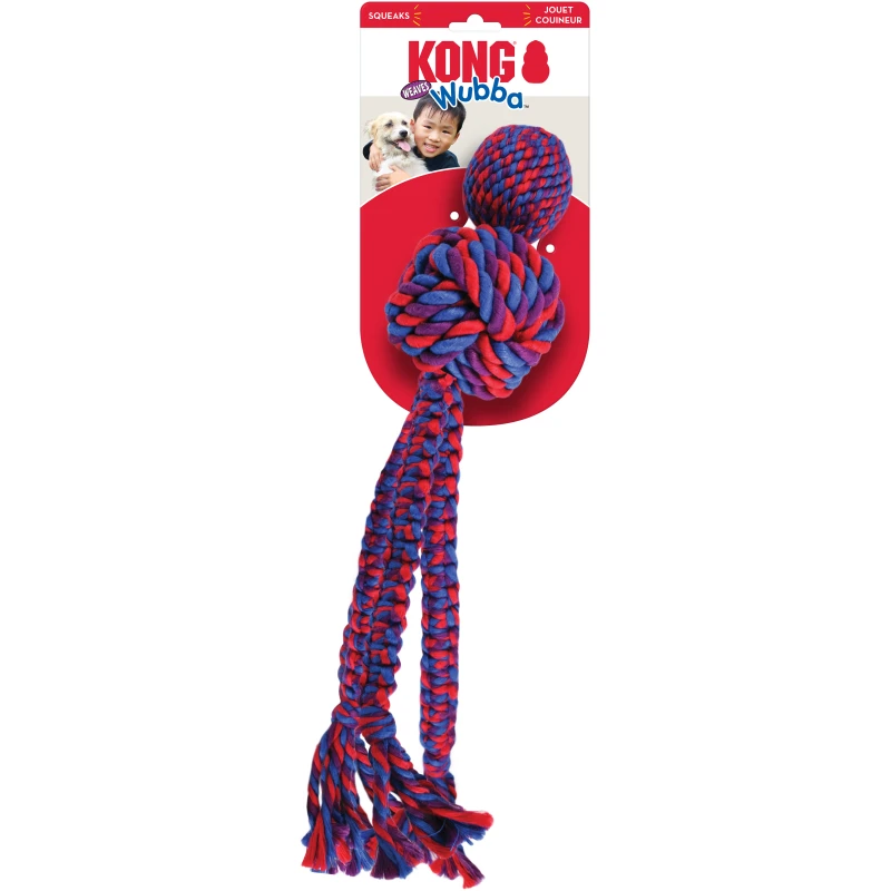 KONG Wubba Weaves w/Rope Ass